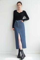 Skye Denim Skirt